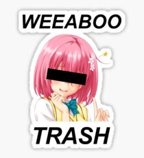 weeaboo trash Sticker