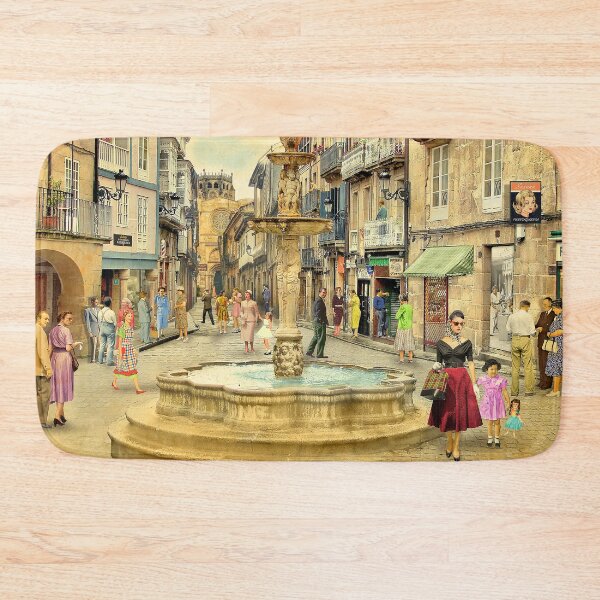 Item preview,  Mid-afternoon in Ourense (Praza do Ferro), 1969 designed and sold by PrivateVices.