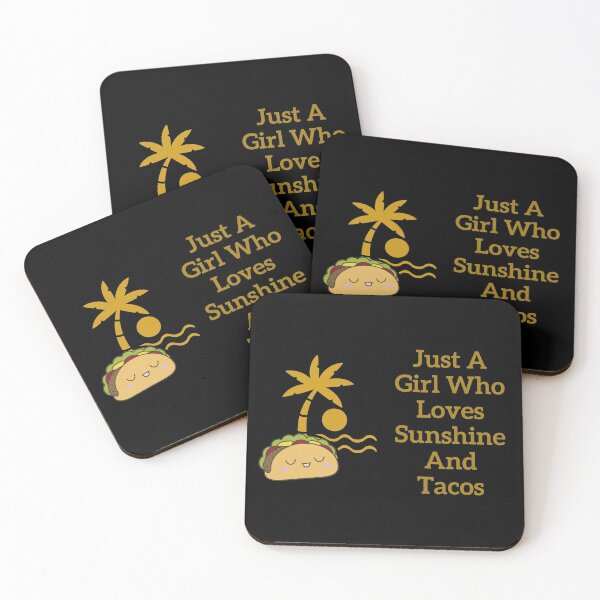 Item preview, Just A Girl Who Loves Sunshine And Tacos designed and sold by RH-Store.