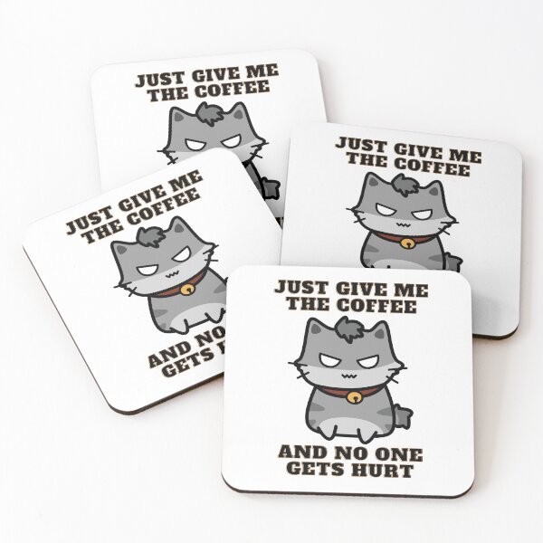 Item preview, Just Give Me The Coffee And No One Gets Hurt (Black) designed and sold by OutofFocusShop.