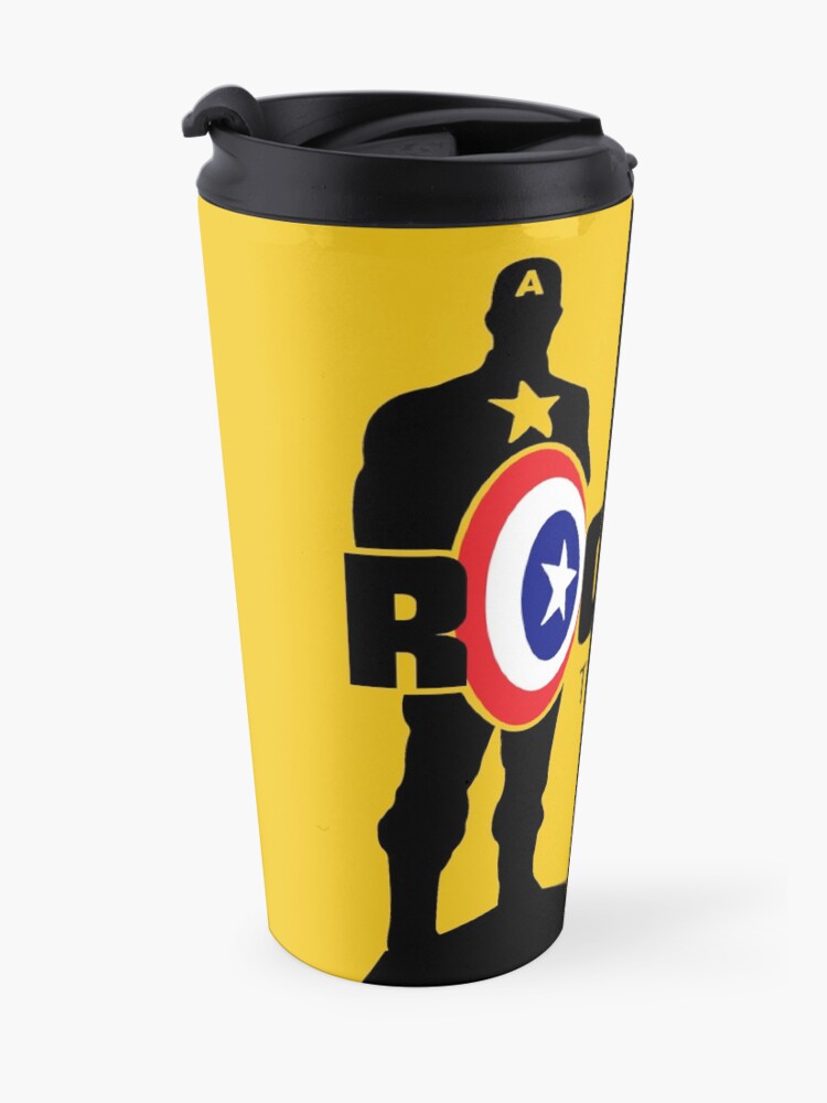 Alternate view of Rogers: The Musical (Black) Full Logo Travel Mug
