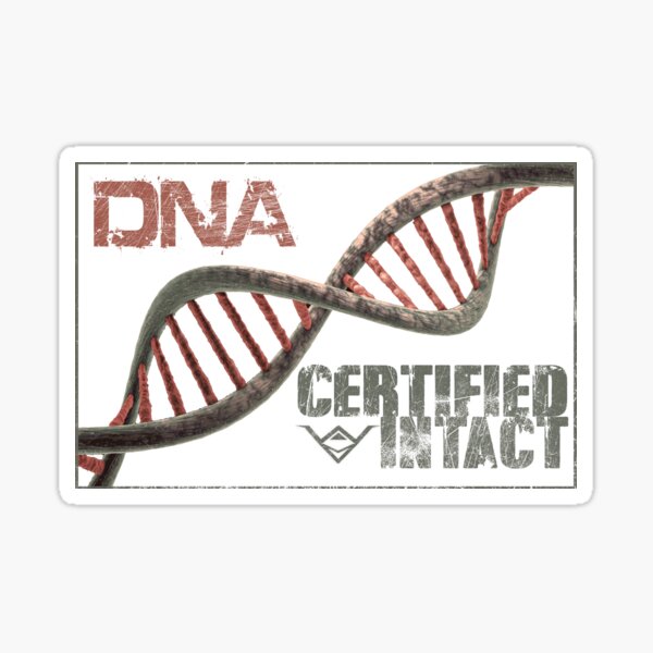 DNA Certified Intact Sticker