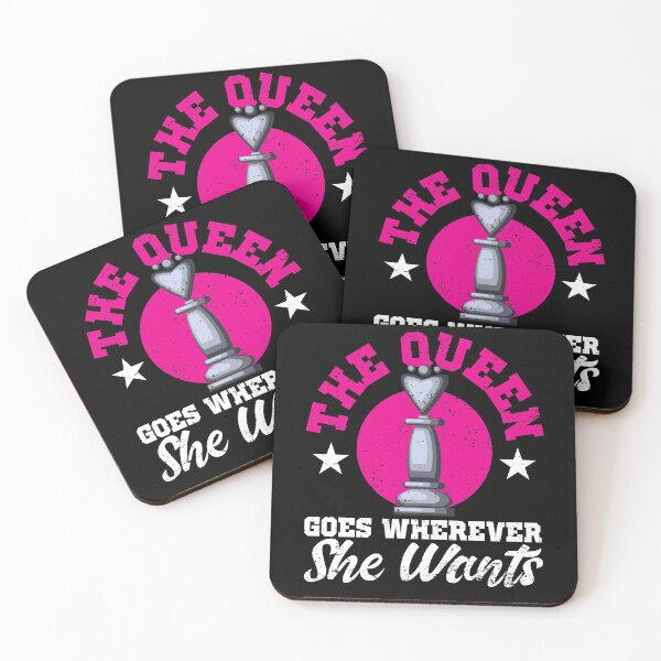Item preview, The Queen Goes Wherever She Wants Chess designed and sold by MagicSD Designs.
