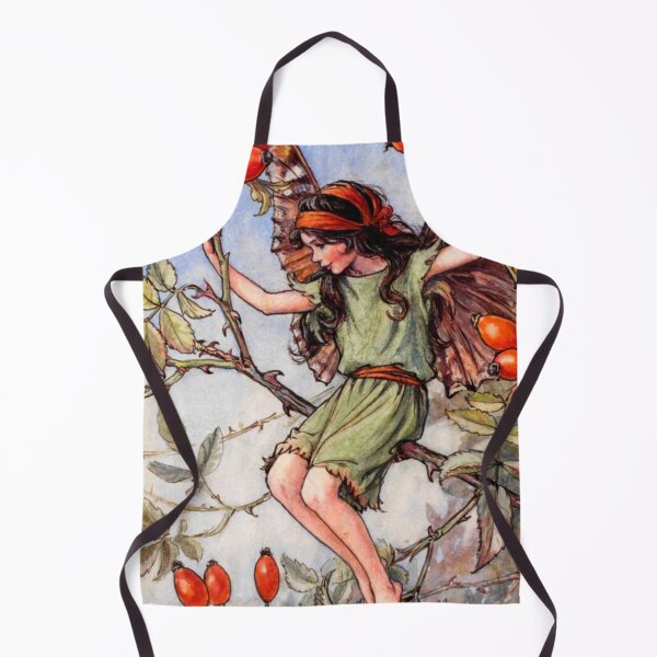 Item preview, The Rose Hip Fairy illustration designed and sold by Bellathewilde.