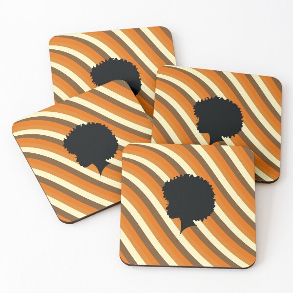 Item preview, 70s Orange & Brown Retro Swirl Pattern designed and sold by blackartmatters.