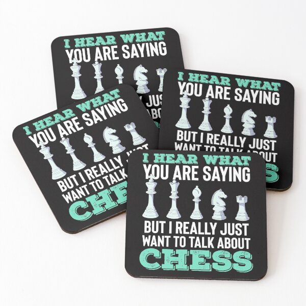 Item preview, I Really Want To Talk About Chess designed and sold by MagicSD Designs.