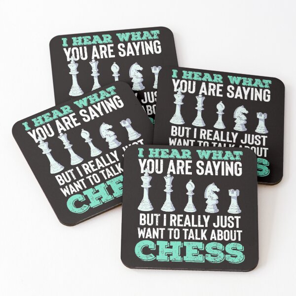 Item preview, I Really Want To Talk About Chess designed and sold by MagicSD Designs.