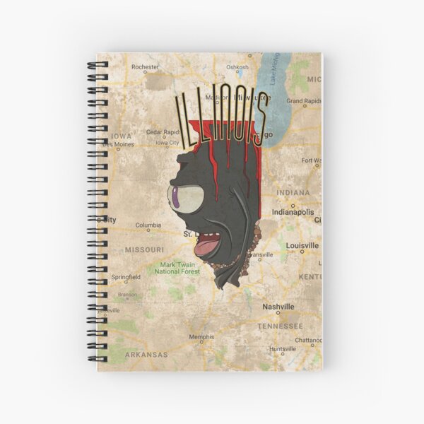 Illinois Spiral Notebook