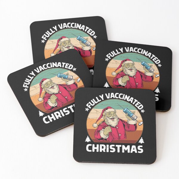 Item preview, Retro Santa Fully Vaccinated Christmas designed and sold by ZavageDesigns.