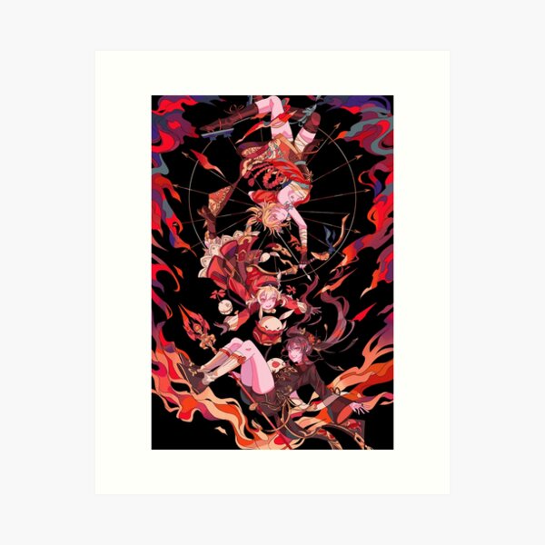 Item preview, Hu Tao + Klee + Yoimiya designed and sold by GenshinArts.