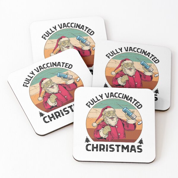 Item preview, Retro Santa Fully Vaccinated Christmas designed and sold by ZavageDesigns.