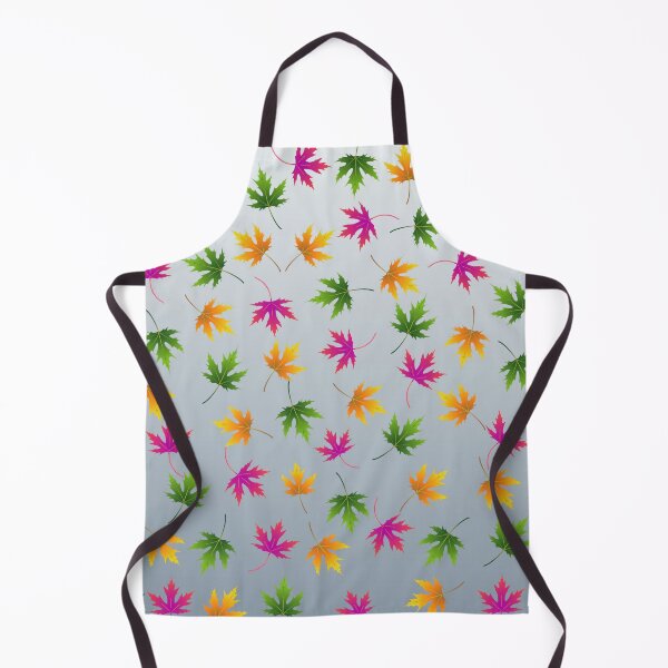 Item preview, PATTERN FALLING AUTUMN COLORED MAPLE LEAF designed and sold by samArtline.