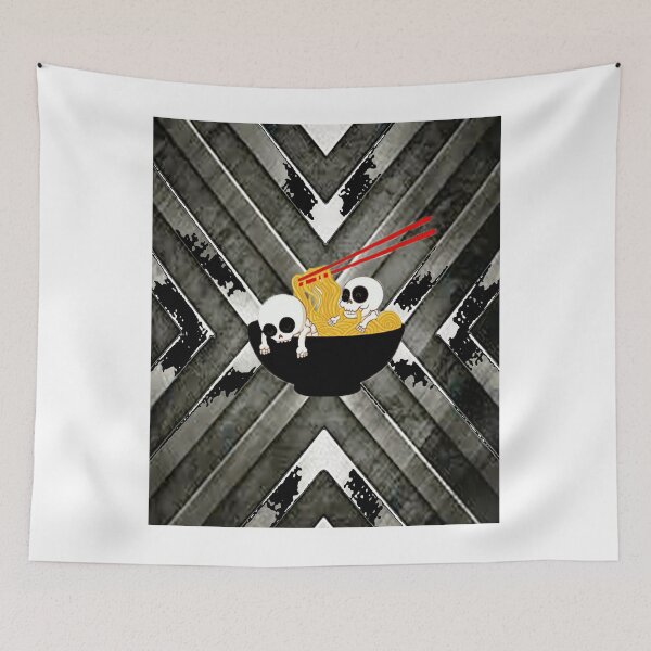 Item preview, kawaii japanese anime skeleton ramen designed and sold by byseno.