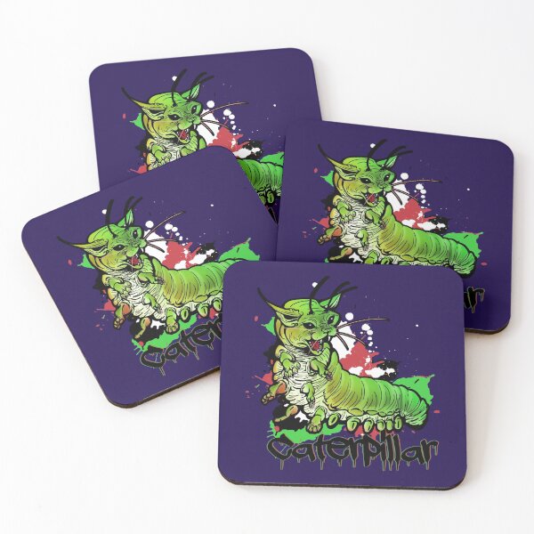 Item preview, Angry Caterpillar: Green Graffiti with text designed and sold by iduzarts.