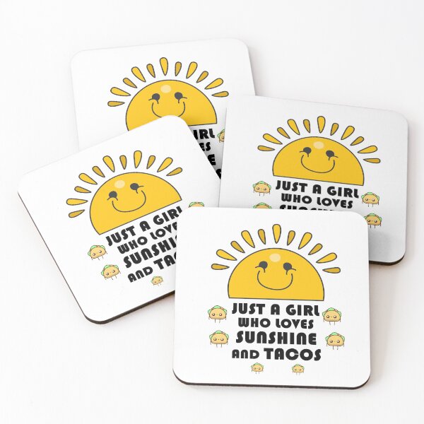 Item preview, Just A Girl Who Loves Sunshine And Tacos designed and sold by Simo200.