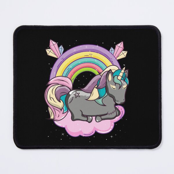 Item preview, Kawaii Pastel Goth Rainbow Unicorn designed and sold by ZavageDesigns.