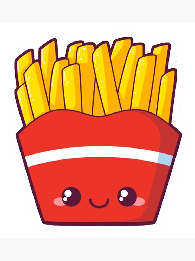 French fries hand drawn brown sketch Royalty Free Vector