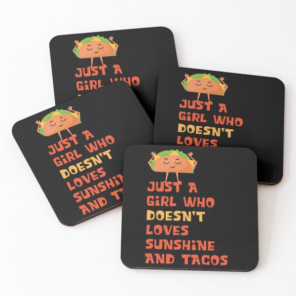 Item preview, non taco girl,just a girl who loves sunshine and tacos designed and sold by Harshler-Art.