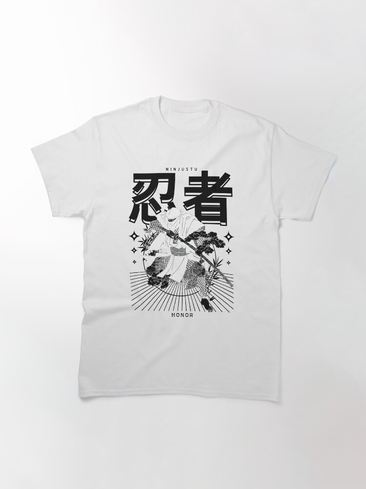 T-shirt classique ''NINJA - Streetwear Modern Graphic Design Black' : autre vue