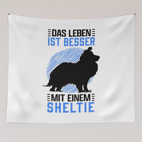 Item preview, Living with Shetland Sheepdog British Sheltie designed and sold by madgrfx.