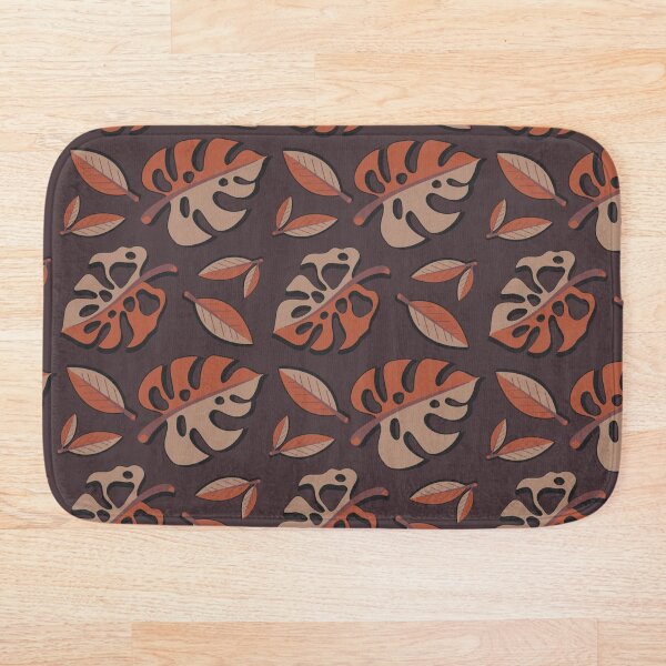 Item preview, Autumn Monstera Leaf Pattern designed and sold by SavvytabbyArt.