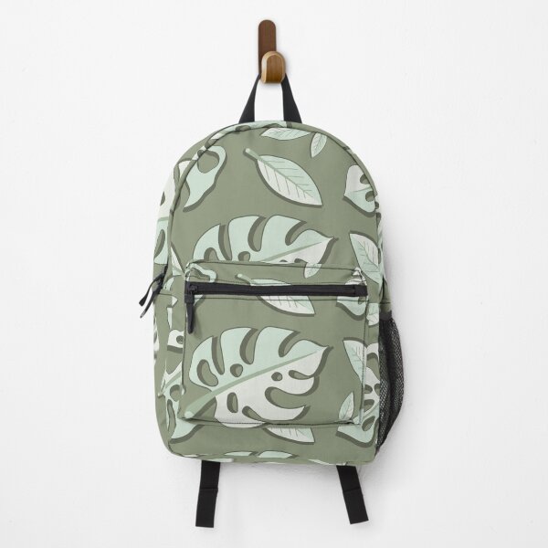 Item preview, Soft Mint Monstera Leaf Pattern designed and sold by SavvytabbyArt.