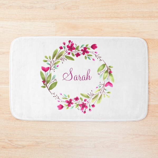 Item preview, Sarah personalized floral garland design designed and sold by OByD.