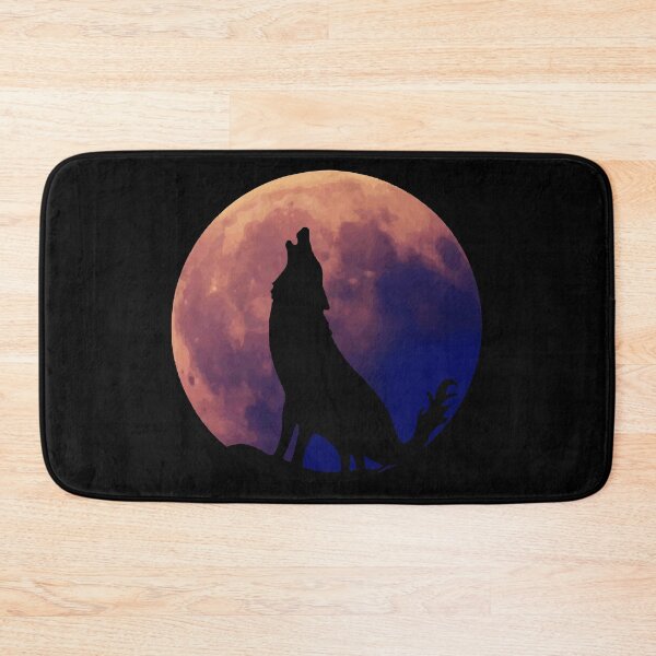 Item preview, Wolf howling at the moon designed and sold by oko-designs.