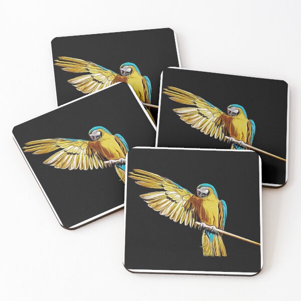 Item preview, Colourful cartoon parrot design  designed and sold by TrippyEarth.