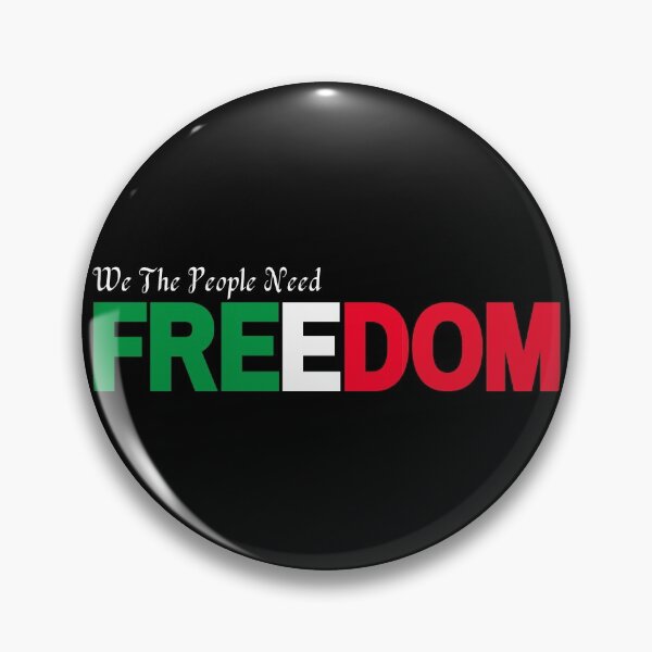 Item preview, We The People Need Freedom - Italy designed and sold by Eranthe Bernardo.