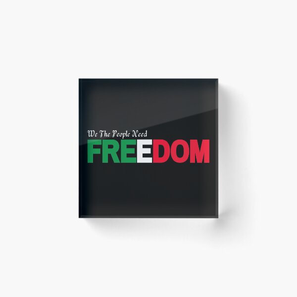 Item preview, We The People Need Freedom - Italy designed and sold by Eranthe Bernardo.