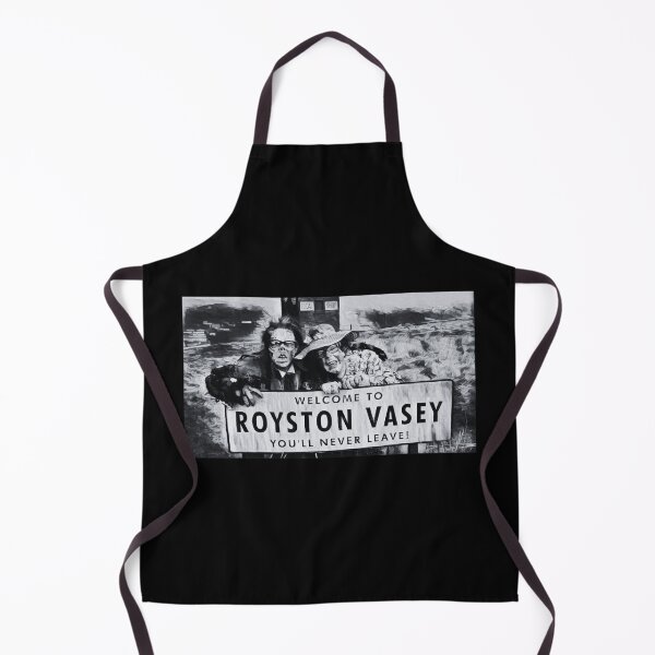 Aperçu de l'œuvre Pas local ? Nous n'aurons aucun problème ici! Royston Vase Noir créée et vendue par bantershirts.