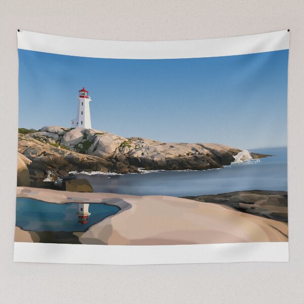 Item preview, Peggy's Cove Lighthouse designed and sold by Scat the cat.