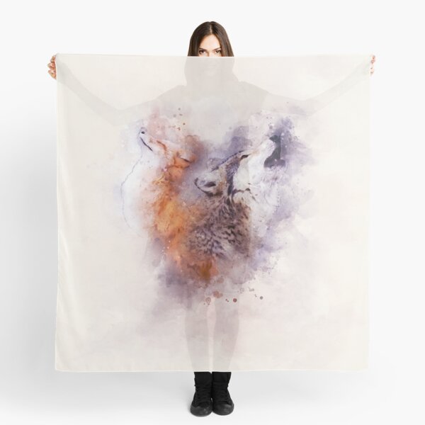 Item preview, fox and wolf designed and sold by shokA Design.