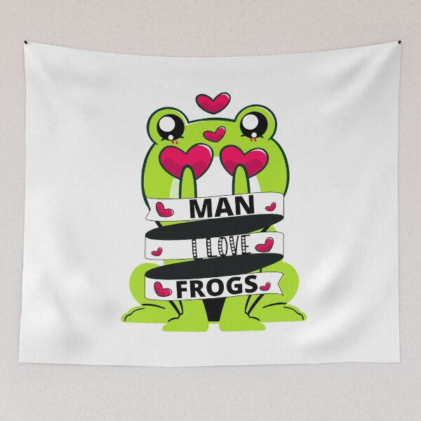 Item preview, MAN I LOVE FROGS designed and sold by wildwhimsical.