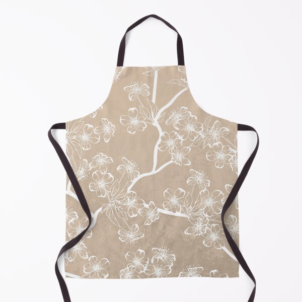 Item preview, Japandi Style Print with White Cherry Blossom designed and sold by Coralgb.