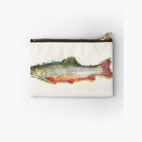 Item preview, brook trout fish_watercolor painting designed and sold by shokA Design.