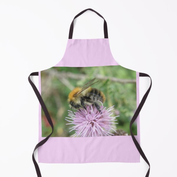 Item preview, Common Carder Bee Bumblebee Feeding on a Wildflower Macro Photograph designed and sold by naturegallery.