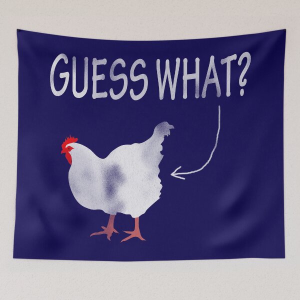 Aperçu de l'œuvre Devine quoi? Poulet Butt! créée et vendue par dzdn.