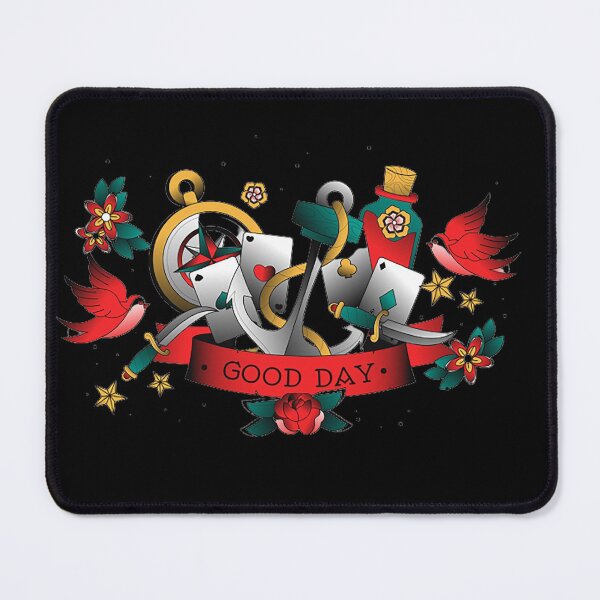 Item preview, Traditional Tattoo Style Good Day designed and sold by SamirElh77.