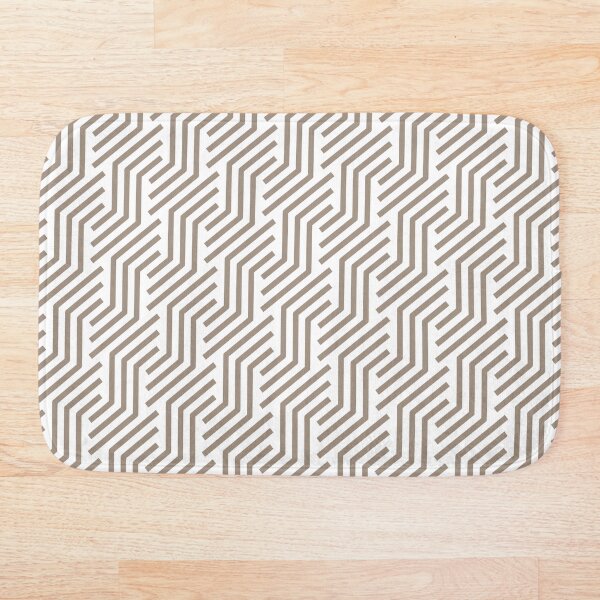 Item preview, Taupe and White Tessellation Line Pattern 21 Coordinates w/ Sherwin Williams 2022 Popular Color Cocoa Whip SW 9084 designed and sold by ColorOfTheYears.