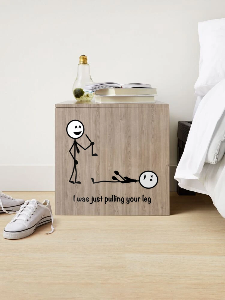 Leg Man Square Sticker, Zazzle