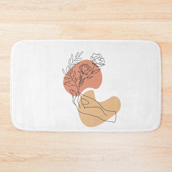 Item preview, One line art, hand with flower designed and sold by printernet.