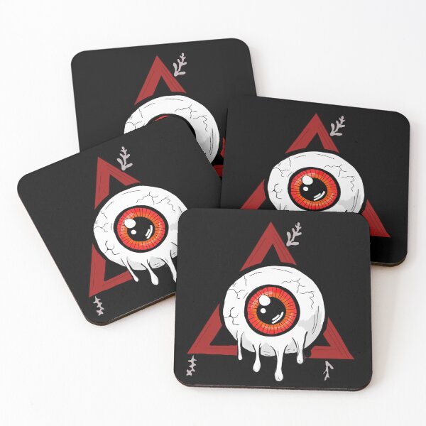Item preview, Melting red all seeing eye with black background  designed and sold by DemonicGloom.