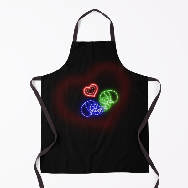 Item preview, Neon Kissing Skulls designed and sold by Pear Tree Studio.