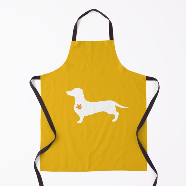 Item preview, Fall leaves in a dashshund designed and sold by Wienerful.