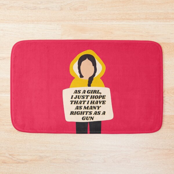 Item preview,  Pro Choice | AS A GIRL, I JUST HOPE THAT I HAVE AS MANY RIGHTS AS A GUN | Rally For Abortion Justice designed and sold by Giovanni's  Brown Quotes.