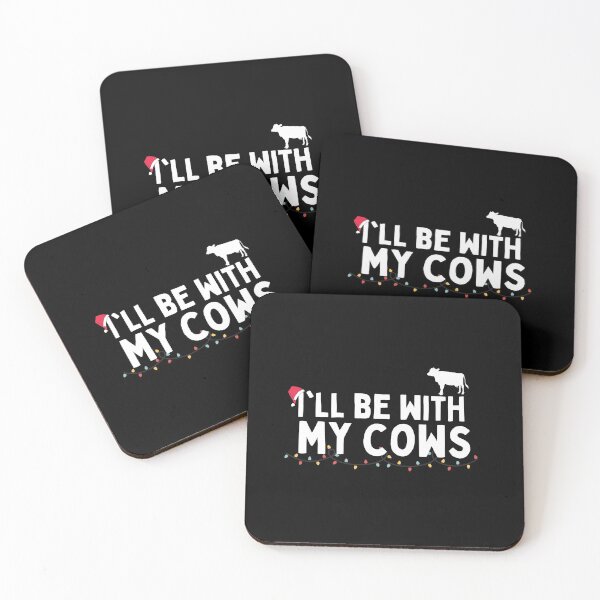 Item preview, I'll Be With My Cows At Christmas designed and sold by Brimwood.