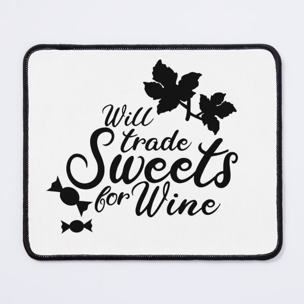 Item preview, FUNNY will trade sweets for wine Halloween - men/ women / Halloween designed and sold by Designs Of all kinds.