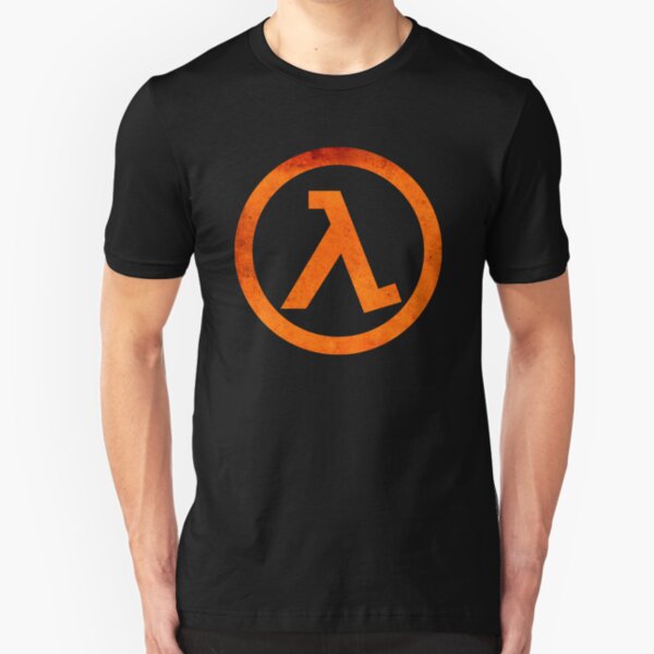 ° GEEK ° Half Life Rust Logo Slim Fit T-Shirt